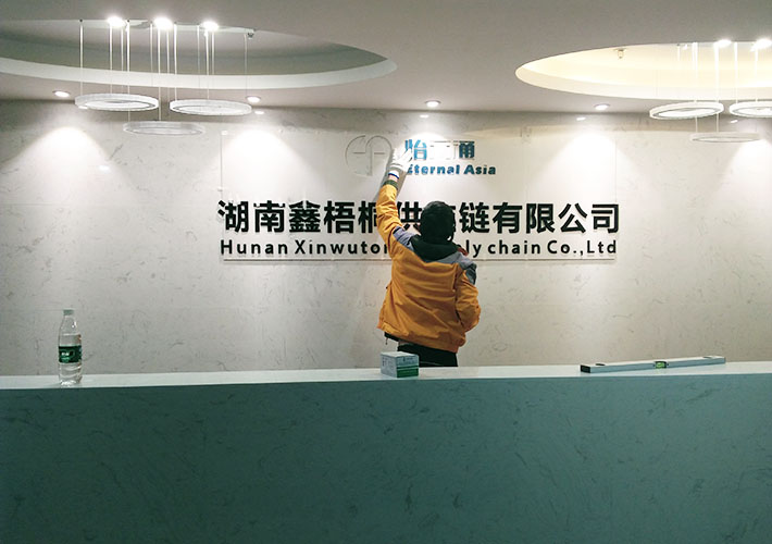 長沙公司形象墻設(shè)計 長沙形象墻制作 LOGO立體字制作安裝